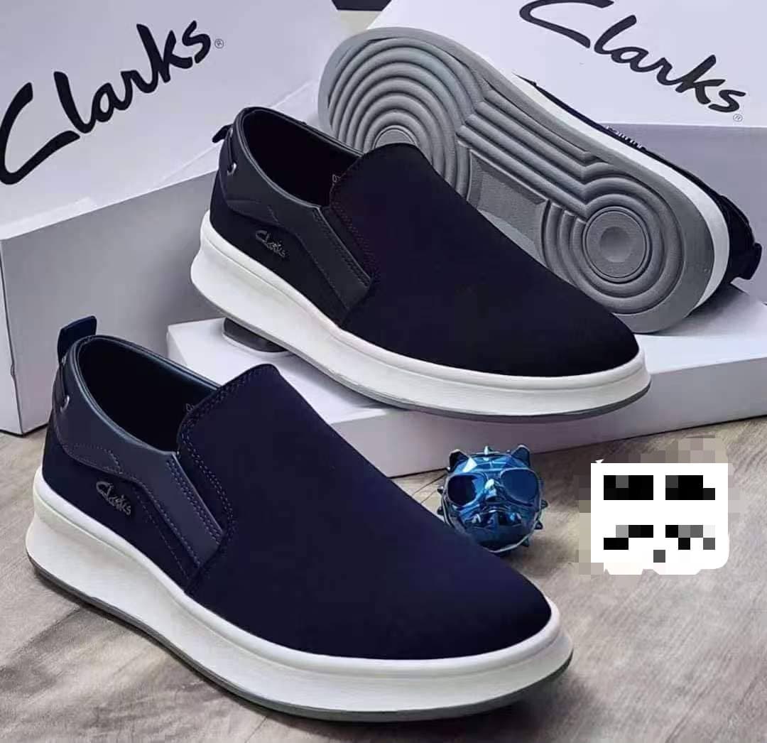 Mocassin Clarks Daim - Bleu Marine