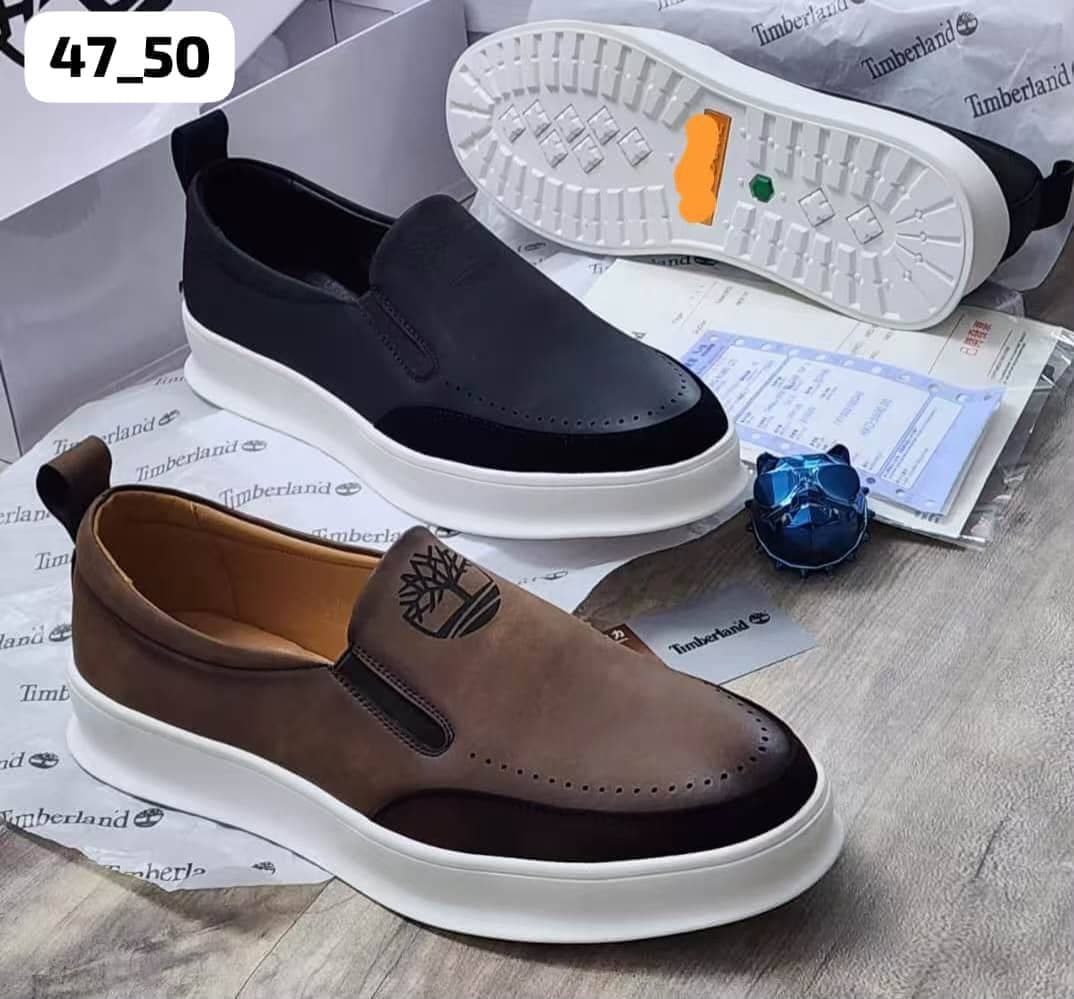 Timberland Slip-On Casual Loafer - Brown & Black