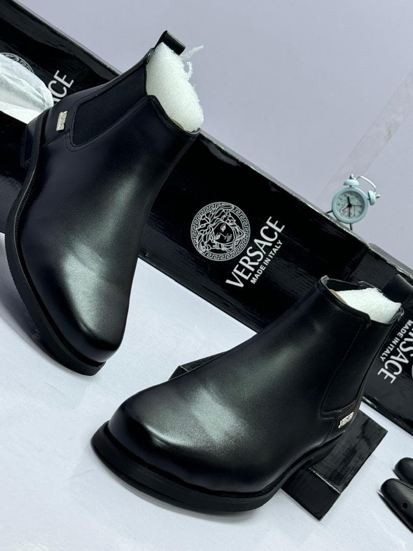 Bottine Versace Medusa Chelsea - Noir
